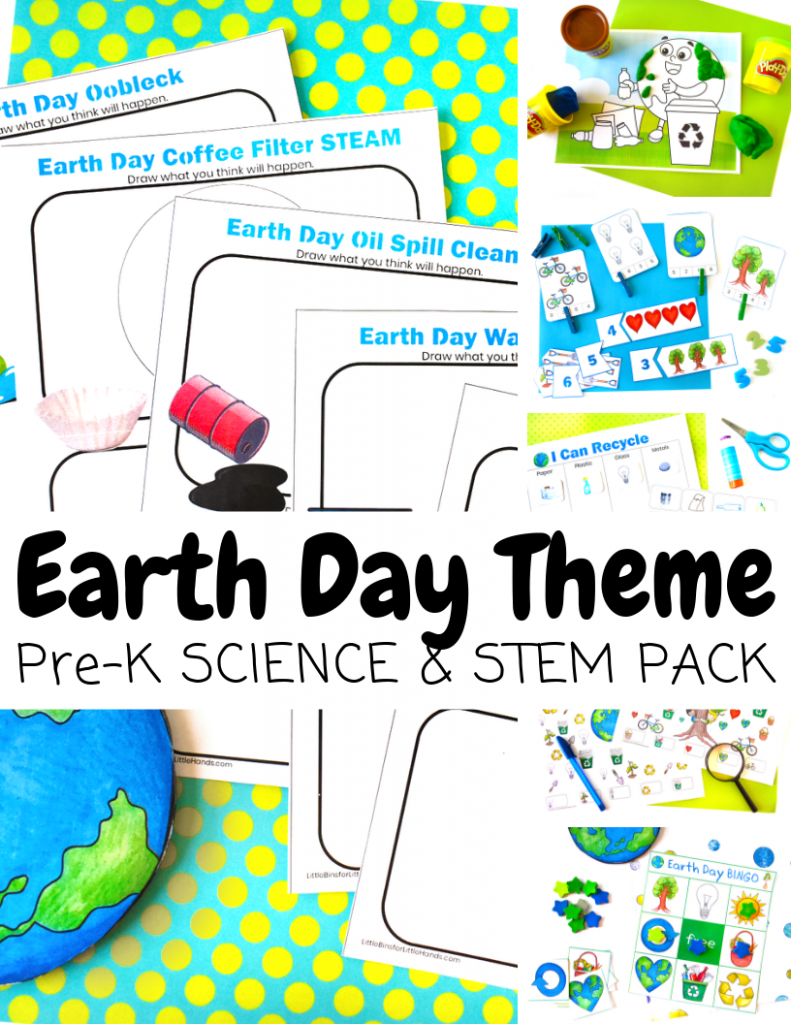 Preschool Earth Day STEM Pack - Ultimate Slime Guide