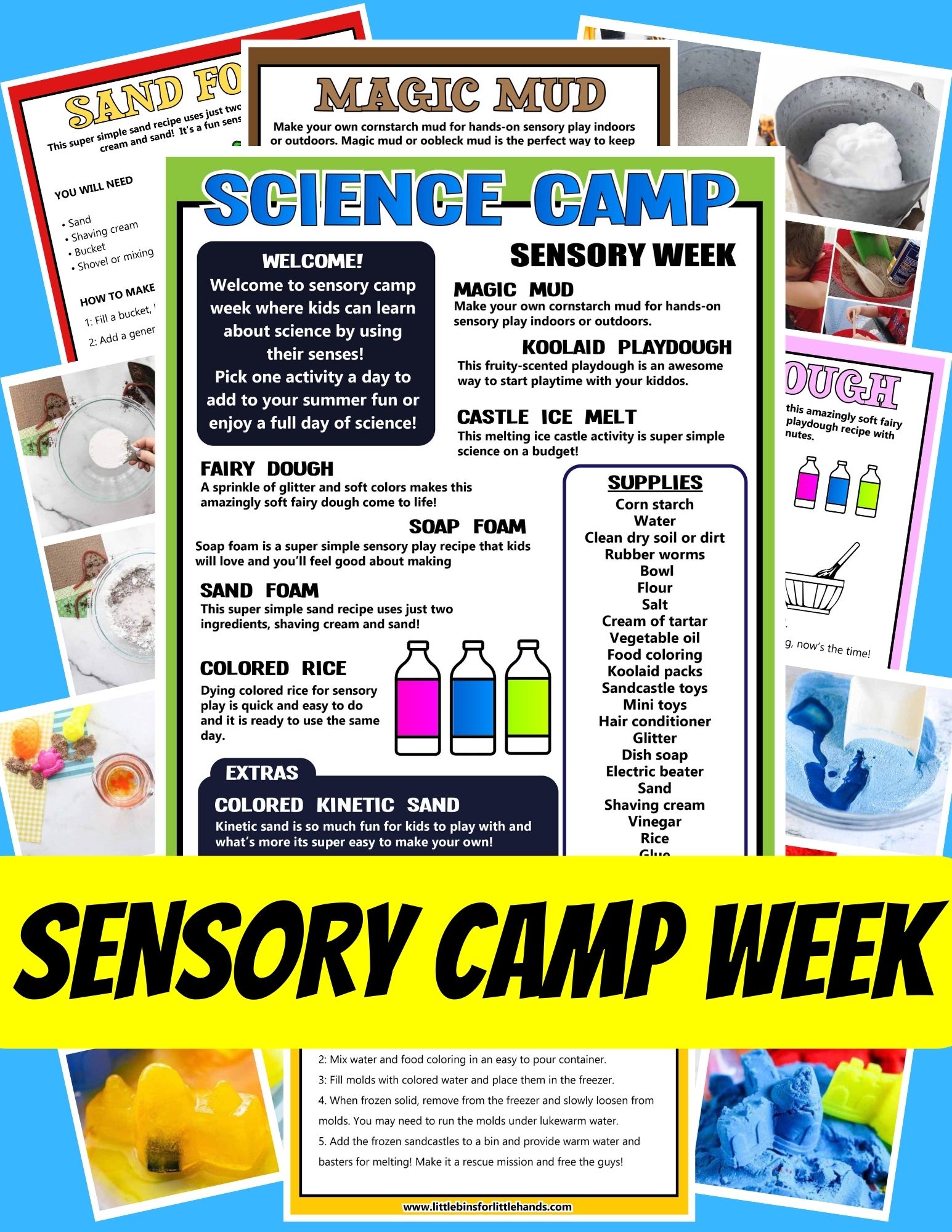 Sensory camp sales page