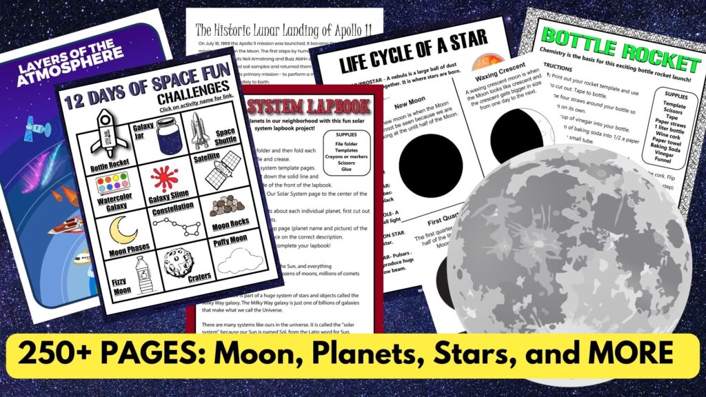 Space STEM Projects Pack for Kids - Ultimate Slime Guide